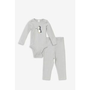 Set de pantaloni si body striat - 2 Piese imagine