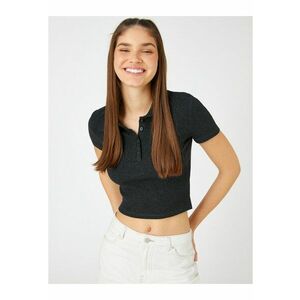 Tricou polo crop imagine