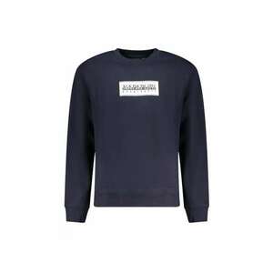 Bluza barbati cu imprimeu cu logo - Regular Fit - Bleumarin - imagine