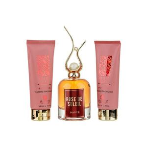 Set Cadou Rose De Soleil Apa de Parfum 100ml + Gel De Dus 100ml + Lotiune de corp 100ml - imagine