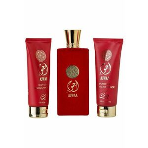 Set Cadou Ajwaa Apa de Parfum 100ml + Gel De Dus 100ml + Lotiune de corp 100ml - imagine