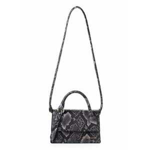 Geanta crossbody de piele ecologica cu animal print imagine