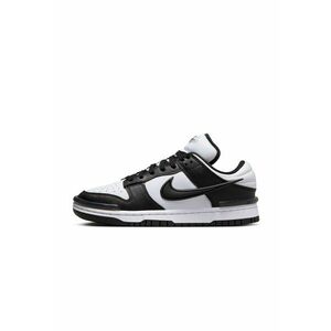 Pantofi sport - W Nike Dunk Low Twist - Piele naturala - Alb - Negru imagine