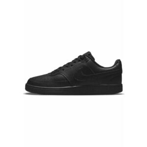 Pantofi sport barbati - court vision low - Piele ecologica - Negru - imagine