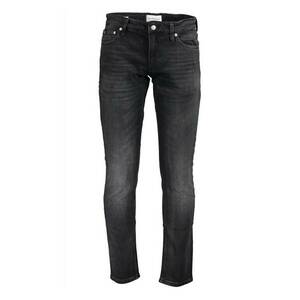 Blugi barbati cu talie medie - croiala Slim fit - Negru - L32 imagine