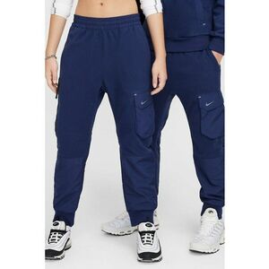 Pantaloni de trening cargo cu segmente din fleece imagine