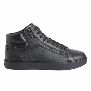 Pantofi sport Calvin Klein HIGH TOP LACE UP W/ ZIP MONO imagine