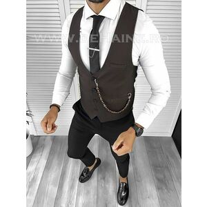 Vesta barbati eleganta slim fit B8294 imagine