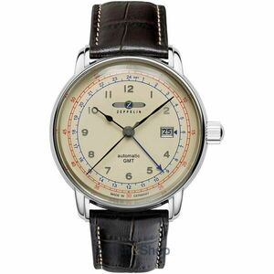 Ceas Zeppelin LZ126 Los Angeles 7668-5 Automatic GMT imagine