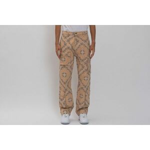 Small Signature Washed Paisley Cargo Pants imagine