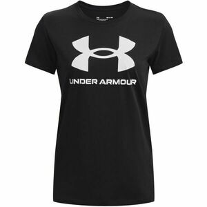 Under Armour LIVE SPORTSTYLE GRAPHIC SS Tricou damă, negru, mărime imagine