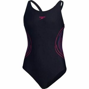 Speedo PLACEMENT MUSCLEBACK Costum de baie fete, albastru închis, mărime imagine