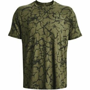 Under Armour UA RUSH ENERGY PRINT SS Tricou funcțional bărbați, kaki, mărime imagine