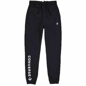 Converse WORDMARK FRENCH TERRY PANT Pantaloni trening damă, negru, mărime imagine