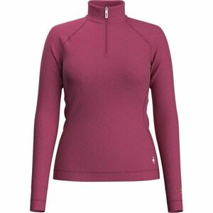 Smartwool W CLASSIC THERMAL MERINO BL 1/4 ZB Tricou damă, roz, mărime imagine