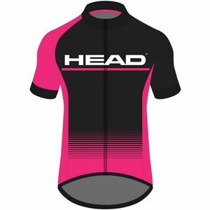 Head LADY JERSEY TEAM Tricou ciclism femei, roz, mărime imagine