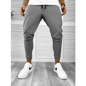 Pantaloni de trening gri conici 12205 D2-5.3 imagine