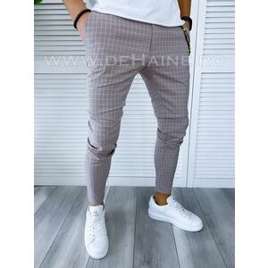 Pantaloni barbati casual regular fit in carouri B1755 O3-5.1 imagine