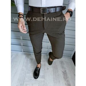 Pantaloni barbati eleganti maro B5357 N2-5.3 imagine