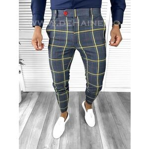 Pantaloni barbati eleganti in carouri B7841 i18-4.3 imagine