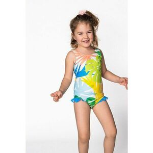 Costum de baie intreg cu model tropical imagine