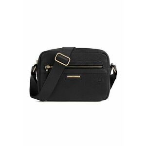 Geanta crossbody cu fermoar si aspect texturat Blandine imagine