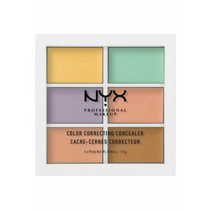 Paleta corectoare cremoasa NYX PM 3C Palette 4 Color Correcting Concealer - 9 g imagine