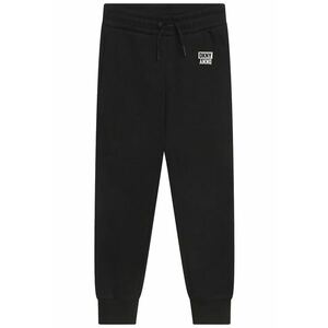 Pantaloni sport cu snur si aplicatie logo imagine