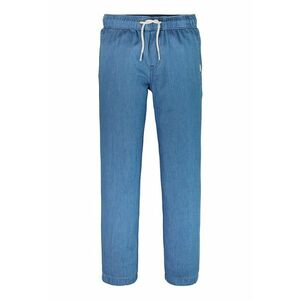 Pantaloni jogger din denim cu snururi de ajustare imagine