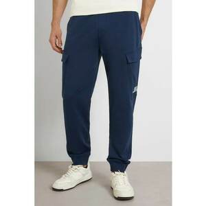 Pantaloni de trening din bumbac cu buzunare laterale imagine