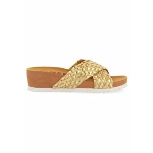 Papuci wedge cu barete incrucisate TURIACU 27689 imagine