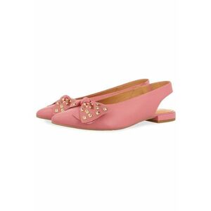 Balerini de piele slingback cu varf ascutit imagine