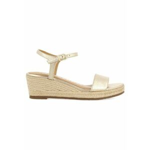 Sandale-espadrile wedge de piele imagine