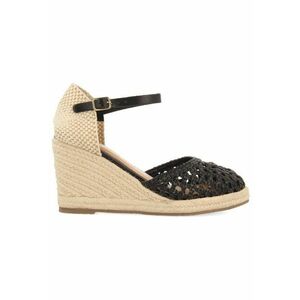 Sandale-espadrile wedge cu imprimeu imagine