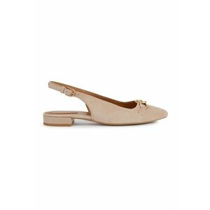 Balerini slingback din piele intoarsa imagine