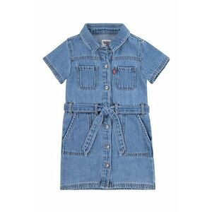 Rochie de denim cu cordon in talie imagine