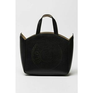 Geanta crossbody de piele cu logo perforat K/Circle imagine