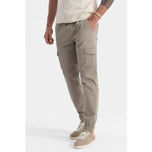 Pantaloni cargo cu snur in talie imagine