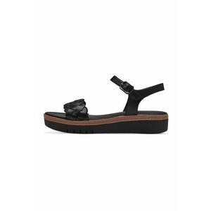 Sandale wedge de piele imagine