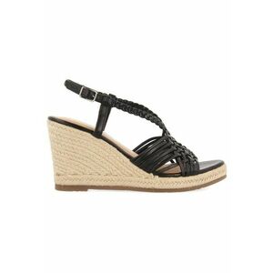 Sandale wedge de piele cu design impletit Gilde imagine