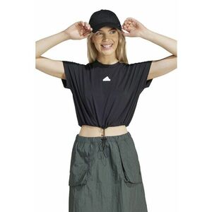 Tricou crop din modal cu snur imagine