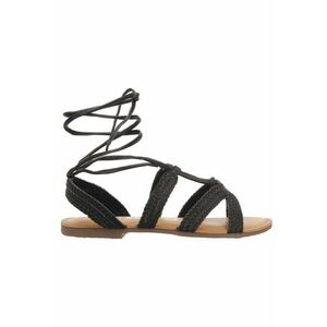 Sandale de piele cu aspect impletit Gladiator imagine