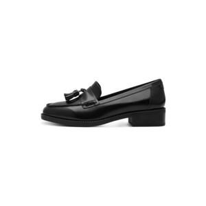 Pantofi loafer din piele ecologica lacuita imagine