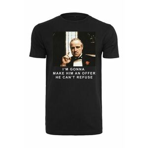 Tricou unisex cu decolteu la baza gatului si imprimeu The Godfather imagine