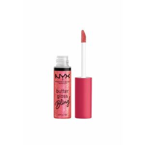 Luciu de buze NYX PM Buttergloss Bling! 01 Bring the Bling - 8 ml imagine