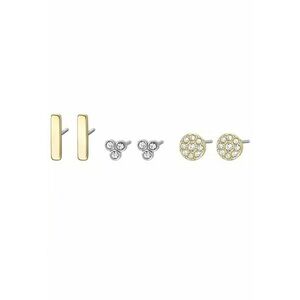 Cercei All Stacked Up stud set JF04319SET - Auriu imagine