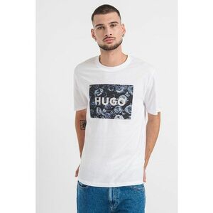 Tricou cu logo si imprimeu floral Dulive imagine