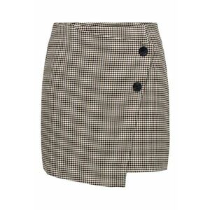 Fusta petrecuta cu model houndstooth imagine