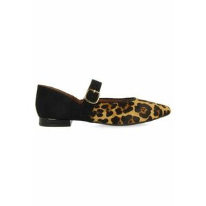 Balerini din piele cu animal print imagine