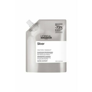 Sampon profesional - L’Oreal Professionnel Serie Expert Silver - pentru a neutraliza tonurile galbene nedorite - cu magneziu si agenti anti-ingalbenire - 300ml imagine